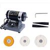 DIKAMAN Lucidatrice per gioielli, Panca Tornio Polisher Desktop Ploth Sweat Ruota Macchina regolabile Speed Gioielli Rettificatrice Piccolo smerigliatrice for il processo di gioielli(KIT5)