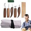 Generic Kit intaglio legno Set Di Otto Pezzi Affilato Multiuso Portatile Da | Kit incisione legno per sapone da scolpire, falegnameria, principianti, coltelli scolpire, fai da te, attrezzi affila