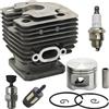 LIWaaGe Adatto for motosega FS400 FS450 FS480 SP400 FR450 Kit cilindro da 44 mm 4116 020 1215 Parti del filtro 'olio della candela