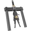 Wisylizv Strumento per rimuovere cuscinetti con due ganasce - Strumento universale per rimuovere il cuscinetto interno | Estrattore in lega di acciaio per cuscinetti da 15 - 75 mm. Design compatto e durevole