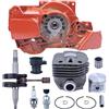 DORFEY Kit cilindro carter albero motore 50mm adatto for h-u-s-q-v-a-r-n=a 362 365 371 372 motosega fasce pistone cuscinetto ad aghi candela parti