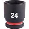 Milwaukee Manicotto corto shockwave 1/2 esagonale 24 mm Milwaukee