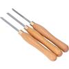 Aumotop Kit di Utensili per Tornitura del Legno Set di Scalpelli per la Lavorazione del Legno con Inserto in Acciaio Affilato, Scalpello Ergonomico Tornio Vari Prodotti in
