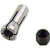 FABULETTA Tappo mandrino di ricambio per GD0600 906 763620-8 763627-4 3 mm 6 mm dado pinza in acciaio accessorio nero singolo componente per manutenzione utensile elettrico (6 mm + dado)