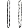 OZLCUA Catena Per Motosega 1/2/3/4 pezzi 12 pollici sega a catena 44DL 22 taglierina 3/8 LP .050 parte catena in acciaio for sega elettrica utensile da taglio for legno da giardino Motosega (Color : 2x C