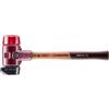 Halder USA - Martello Simplex con plastica rossa e inserti in gomma nera (3026.26)
