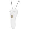 Shanrya Epilatore con filo, epilatore con filo elettrico, viso per ascelle a 2 colori per(oro)