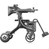 CEEBUS Deambulatore, elettrico Rollator, deambulatore rollator con sedile 3 in 1 deambulatore multifunzionale per il trasporto degli anziani, carrozzina elettrica pieghevole carrello leggero a batteria