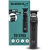 BY CAROBELS BEARDBURYS Beardburys XCT Trimmer | Trimmer per barba e capelli, rilevatore professionale senza fili, lame DLC a T, precisione e durata, 3 pettini-guida - 175 gr