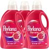 Perlana Renew Colorati Detersivo Liquido Rinnova Colore Capi Colorati per Lavatrice e Bucato a Mano Neutrilzza Cattivi Odori sui Tessuti Rinnova i Colori 24 Lavaggi - 3 Flaconi da 1,44 Litri
