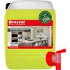 Brestol Pulitore universale con fragranza limone (10 litri) concentrato - - Incluso rubinetto 51 mm - - Sgrassatore per olio fuliggine detergente multiuso