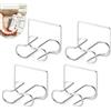 Generic Clip porta rotolo di cotone per denti | 4 pezzi clip in acciaio | Forniture per cliniche dentali - per check-up pulizia cavità riempimento cura paziente