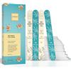 Onsen Secret Japanese Nail File - Professional 6-Pack Nail Files, Double Sided Natural & Acrylic Nail Filers - 120/180 Grit - Disposable, Salon Smooth, Travel Best Nail File For Shiny Nails (20 Nail