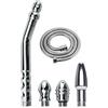 AITUOSI Enema in metallo doccia portatile, sistema di ugelli a 3 teste per kit di pulizia del colon, con tubo da 150 cm e borsa in velluto per il trasporto