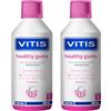 Vitis 2 x collutorio Gengival Vitis, 2 x 500 ml, nuova formula, senza glutine