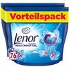 Lenor Detersivo per colori Allin1 PODS ametista, 76 lavaggi, pulizia igienica profonda e freschezza duratura