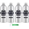 Beni Culinari 4 x Tesori d'Oriente Bagno Crema Muschio Bianco, bagni di schiuma con muschio bianco, puliscono la pelle e donano sostanze nutritive e idratanti, 500 ml + portachiavi Beni Culinari 0
