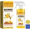 Generico Spray lucidante per legno alla cera d'api, cera d'api micromolecolarizzata con oli essenziali, lucidante e detergente multiuso per mobili, ridona lucentezza, per pavimenti in legno e mobili (1)