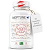 MoriVeda Neptune Capsule di olio di krill, Omega 3-6-9 EPA DHA Antiossidanti, vitamina E, colina, fosfolipidi, elevata biodisponibilità, 90 pezzi