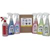 Chimiver super kit di detergenza per la casa. Detergente igienizzante superfici+Detergente multiuso+Detergente vetri+Detergente bagno+Anticalcare+Sgrassatore. SUPER KIT HOME CARE | 6 flaconi da 750ml