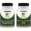 Surpresa Natural Pacchetto risparmio glucosamina, condroitina, MSM e acido ialuronico ad alto dosaggio in un mese bundle, 285 capsule