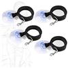 ZYHNYTAO Manette e polsini per caviglie in nylon BDSM con ventose Restrizioni per mani e piedi Manette regolabili con fibbia per attività Set di bondage sexy Fetish Slave Sex Toys per coppie Donne Uomini
