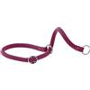 Ferplast Collare Semistrozzo SPORT, Collare per Cani, Collare da Addestramento con Anelli Regolabili, in Cordino di Nylon, Lunghezza 60 cm, spessore 13 mm, Fuxia-nero