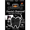 Qchefs NEW: Carbone dentale 2 in 1 per cani: polvere per la cura dei denti e la salute dell'intestino allo stesso tempo - per vomito, flatulenza e diarrea.