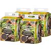 Floragard Terriccio per tartarughe e terriccio per terrari, 80 l (4 x 20 L)