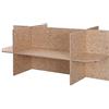 REPITERRA Mobiletto Base per legno terrario terrario 100 X 50 X 50