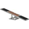 PawHut Agility Sport Dog Seesaw - Altalena per Cani - Attrezzatura per l'addestramento dei Cani - Legno di Abete Pre-Oliato Antiscivolo Feltro bituminoso Grigio Nero