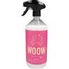 HOOFGOLD WOOW Spray per criniera per cavalli - Spray lucido e spray per coda con effetto wow - Spray a pettine leggero per criniera e coda - Extra cura per fregi, Tinker, Haflinger - conforme all'ADMR