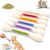 Générique 2026 Cotton Swabs Cat Toys with Catnip 6 Pk Durable Big Kitten Chew Dental Teething Ropes Giant Interactive Felt Kitty Kicker Toy Sticks for Boredom Exercise Play Anxiety Digestive Aid Lover Gift