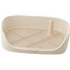 Sharplace Vassoio per Vasino per Cani, Tappetino per L'addestramento, Padella per WC, Vasino per Appartamento, per Cani di Piccola, Media E Grande Taglia, C, Beige 40x30x11cm