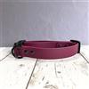 Ditsy Pet. Biothane, collare per cani impermeabile con chiusura a sgancio rapido, colore vino, XL
