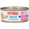 Generico Petreet Scatoletta Gatto A70 Vellutata Tonno 70gr- confezione da 24
