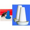 PIPPI WC per Cani Maschi - Vasino per Cani da Interno ed Esterno - Colonna Orinatoio Lavabile - Alternativa alla Traversina Confezione da 2 Bianco