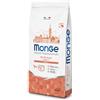 MONGE ALL BREED PUPPY & JUNIOR 12 KG (SALMONE E RISO) - Crocchette Super Premium al Salmone per cuccioli di cane, monoproteico, naturale al 100%