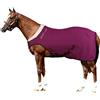 Horses, Coperta Cavallo In Pile Cosy Walk, Morbida, Comoda e Assorbente, Ideale per Asciugare il Cavallo Dopo il Lavoro (155 cm, Bordeaux)