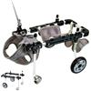 DXYOYONGOZ Carrello per Cani, Carrello Cani Disabili, Sedia a rotelle for Cani a 4 Ruote con guinzaglio, Sedia a rotelle for Cani con Supporto Completo for Le Gambe Posteriori(Small)