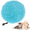 Agatige Letto gatto riscaldato, peluche morbido da 40 cm USB USB Copertina riscaldata riscaldamento elettrico tampone riscaldante per gatti per cani di taglialette (Bleu marine)