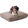 Avalon - Cuscino Cane Sfoderabile e Lavabile Piccolo in Tessuto Jive Antistrappo Premium, Materasso Cane Anatomico e Impermeabile, Cuccia per Cani Antipelo, Made in Italy(Linear 60x70cm-Corda)