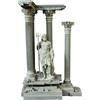 Baoblaze Decorazione per Colonna Romana da 18,5 cm, in Resina, per rovine Romane, Accessorio per Acquario, Set C
