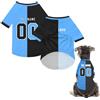 Generico Maglietta Sportiva Personalizzata per Tutti i Cani, Maglia Calcio Personalizzata con Logo, Nome e Numero per Animali Sportivi (Azzurro cielo)
