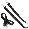 SUPVOX Cinghie Doppia Cavallo Regolabili e Pezzi per 2 Elastiche in Coperta Nero Nylon con Fibbia Girevole, Accessori Concorsi e Scuderie Equine