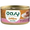 Generico Oasy Umido Gatto, oasy caprice kitten mousse per gattini cuccioli gusto Salmone | 12 scatolette da 85 grammi l'una.