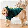 umass Giacca invernale per cani vestiti caldi per cani di taglia media e grande divertente dinosauro vestiti per cani costume in pile cappotto caldo invernale cani felpa con cappuccio