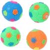 Housoutil Palla da Cane Squittio, Spiky, 4 Pezzi in Tpu | Luminosa, Elastica e Rimbalzante, Massaggia i Denti, per Animali Domestici e Gioco Quotidiano Colore Casuale
