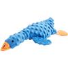 Genikeer Giocattoli per Cani Imbottiti,Peluche con Squeak | Articoli Interattivi per Animali Domestici con Funzione Nascondino Croccantini per Pulizia Denti Taglia Piccola Media