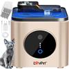 LOVPET® Fontana per gatti, 3,5 l, serbatoio dell'acqua e 3 filtri, distributore automatico di acqua per gatti, con sensore di movimento, doppio sistema di filtraggio, carbone attivo e pietre filtranti